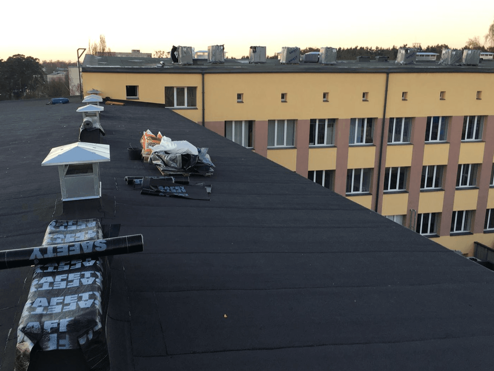 RTU Olaines koledžas jumta darbi — 4